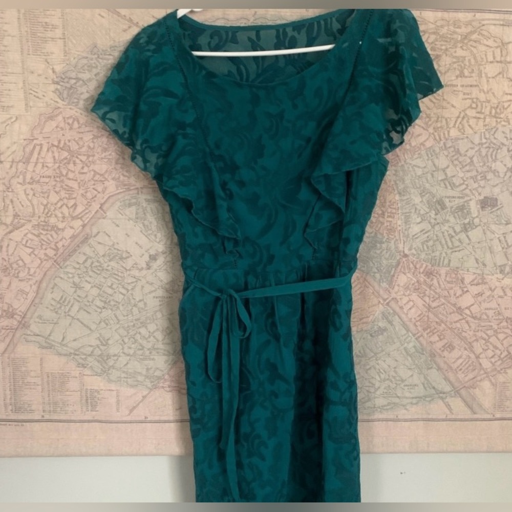 Moulinette Soeurs Flutter Sleeve Dress